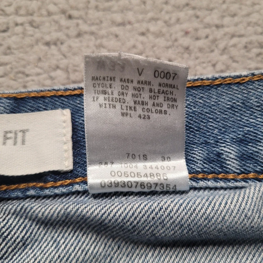 VTG Levis 505 Jeans 30x32 Blue‎ Denim Regular Fit Straight Leg Red Tab Classic